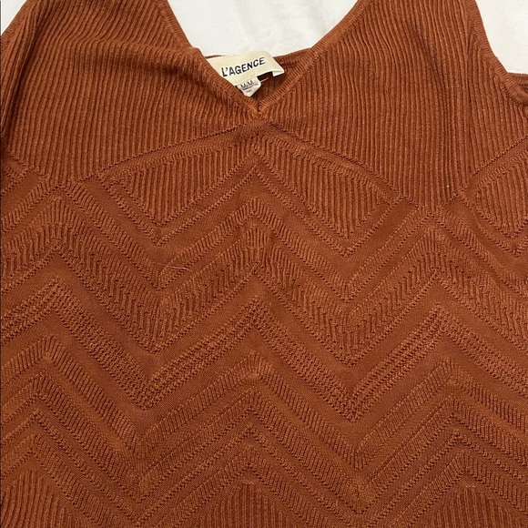 L'AGENCE Rust Knit Camisole - Picture 3 of 3